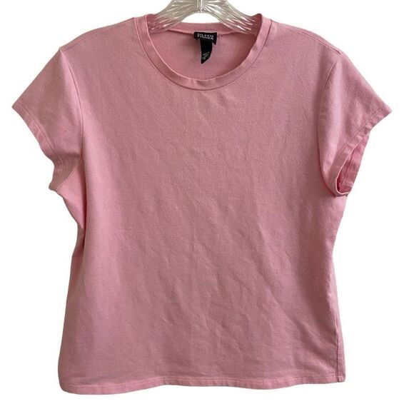 Eileen Fisher Pink Fitted Tee T-shirt Medium - Picture 1 of 5